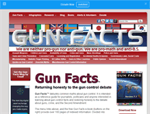 Tablet Screenshot of gunfacts.info